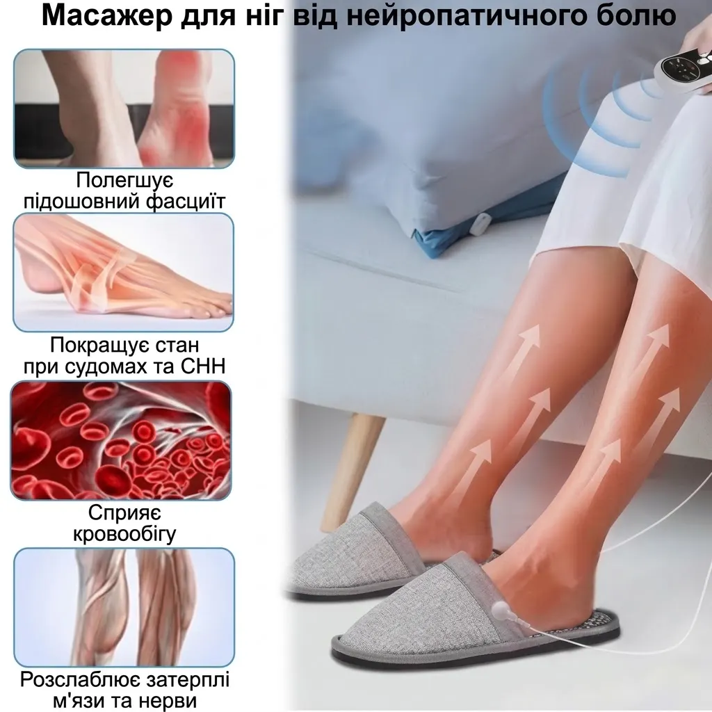 EMS-масажер у формі капців